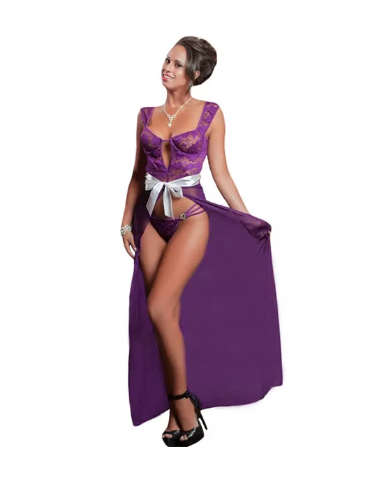 Parisian Lady Love 2 Piece Gown & Thong Set