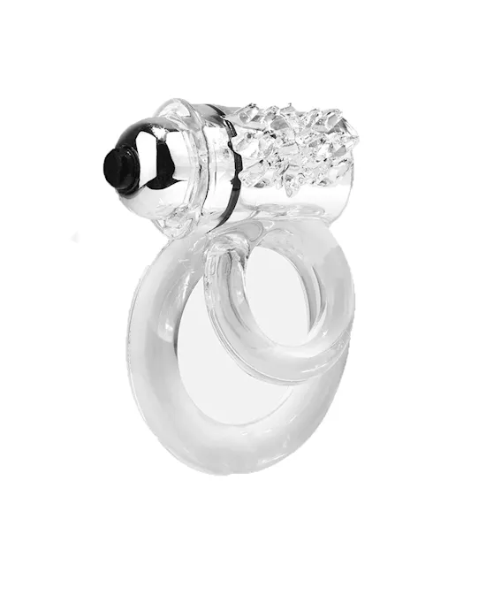 DoubleO 6 Vibrating Double Cock Ring