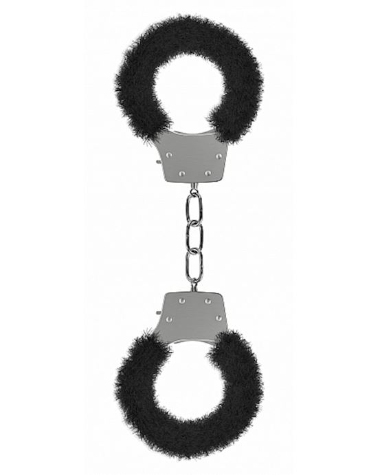 Pleasure Handcuffs Furry Black