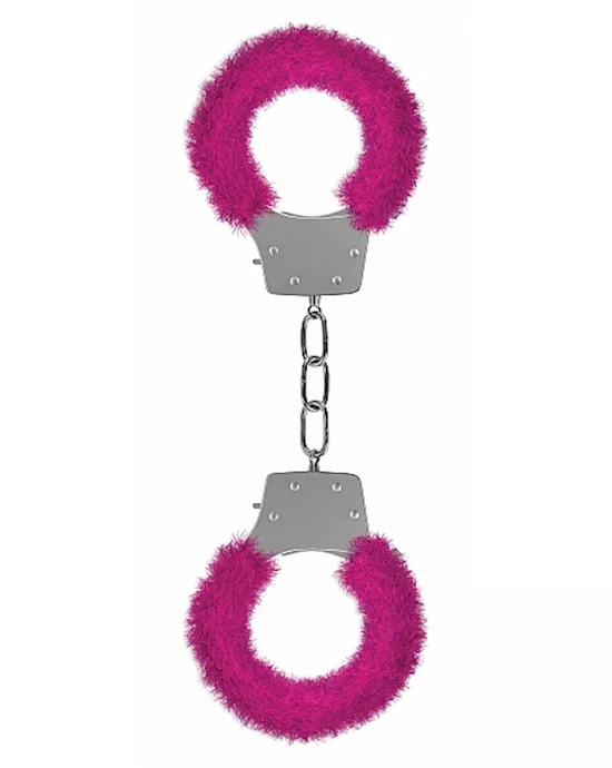 Pleasure Handcuffs Furry Pink
