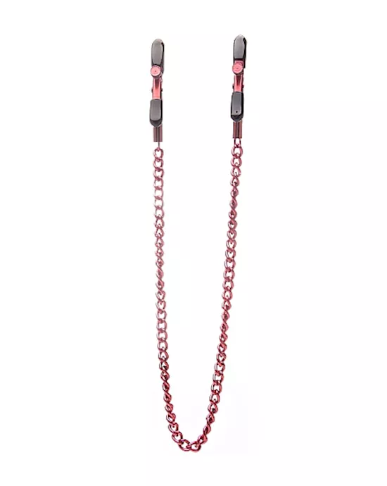 Adjustable Nipple Clamps Red