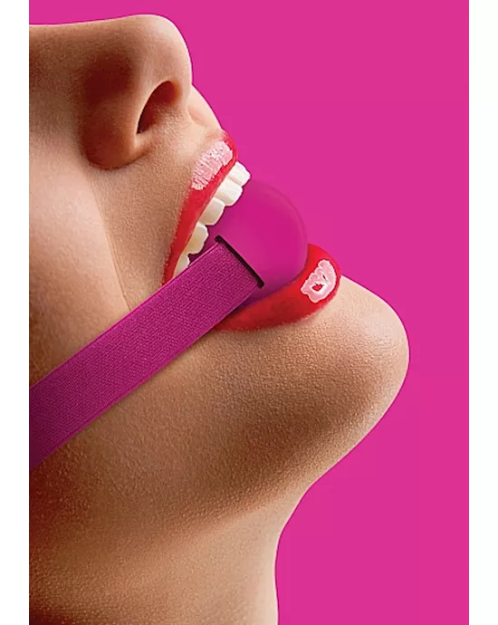 Elastic Ball Gag Pink