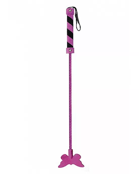 Butterfly Crop Suede Purple Black