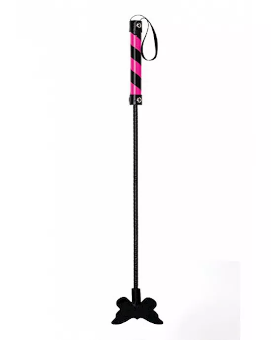 Butterfly Crop PVC Black Purple