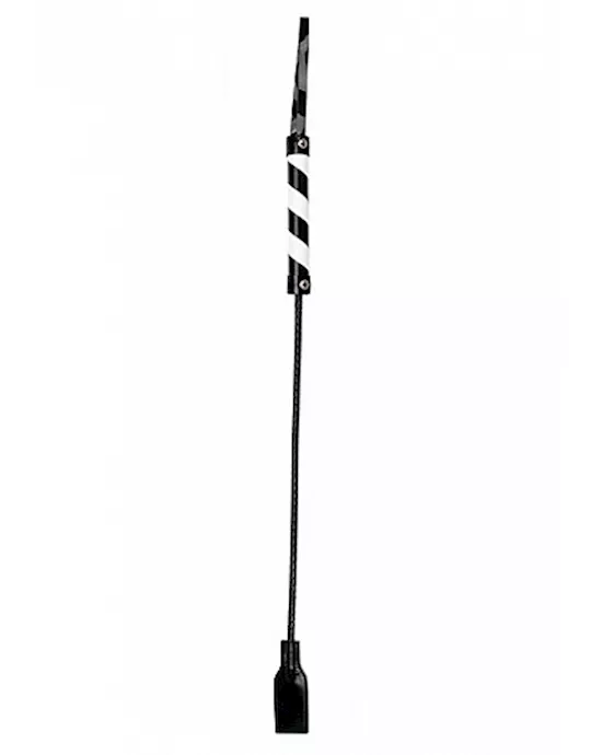 Cube Tipped Crop PVC Black White