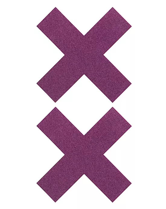 Nipple Sticker Cross Purple