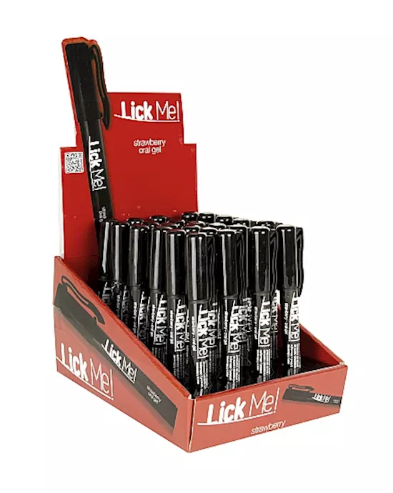 Lick Me! Strawberry Display 24Pcs