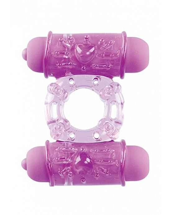 Double Vibrating Bullet Ring