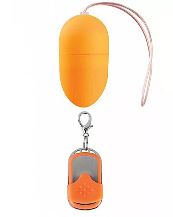 10 Speed Remote Vibrating Egg Medium Orange