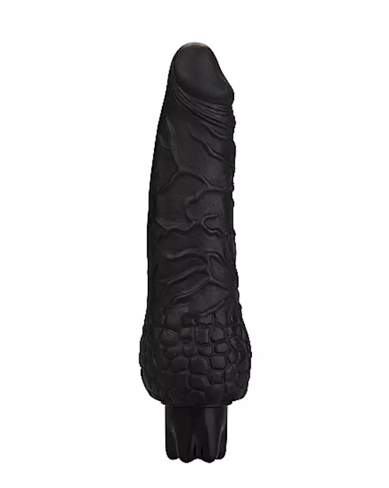 Realistic Skin Vibrator Small Black