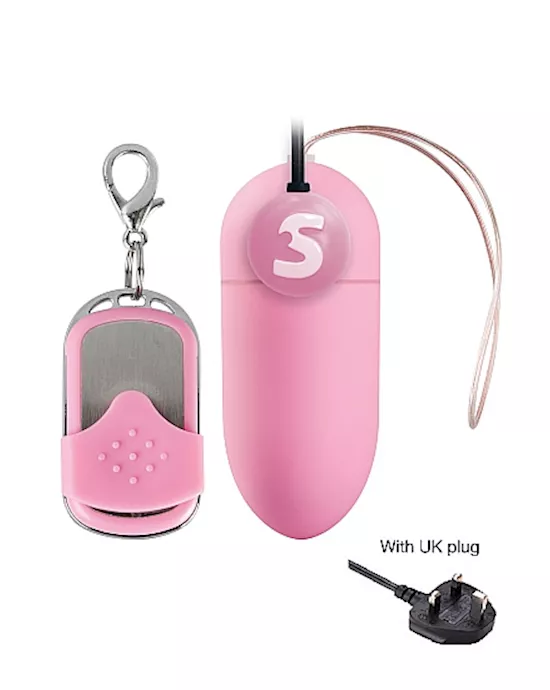 Rechargeable Egg Pink UK plug