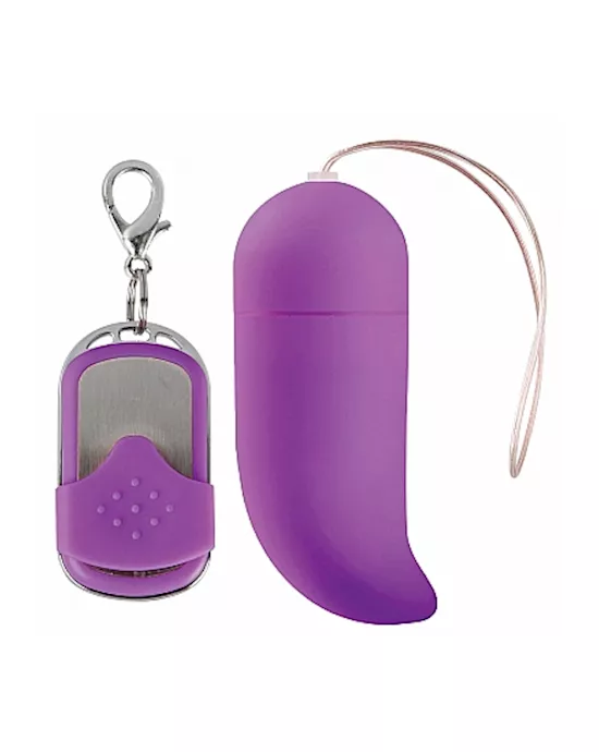10 Speed Remote Vibrating G-Spot Egg Purple