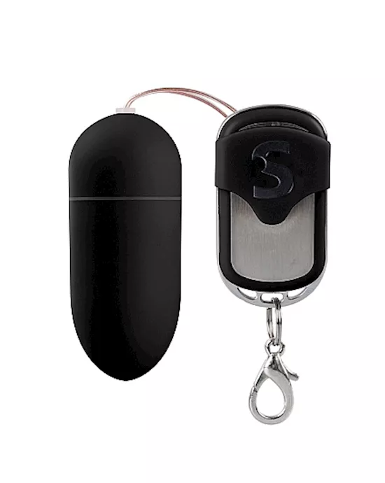 Silicone Remote controlled Egg Black