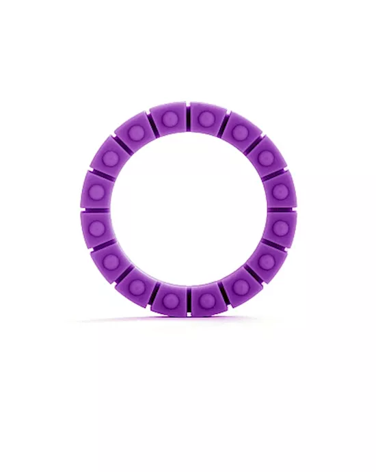 Silicone Love Wheel Large Purple