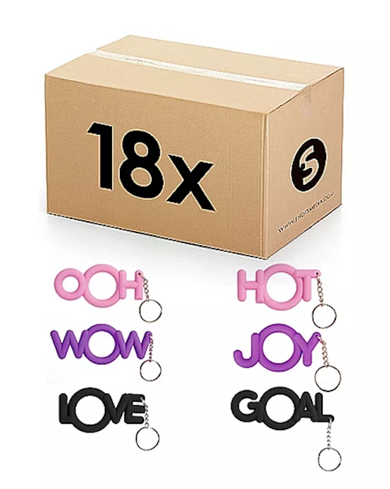Words Cockring 18pcs In One Pack