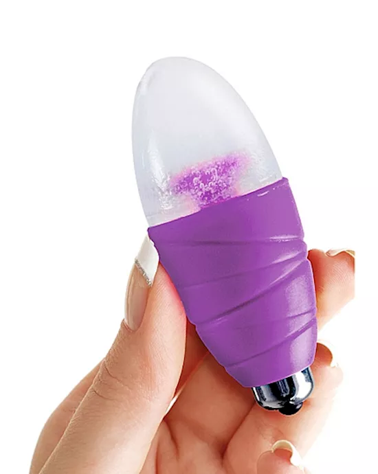 Vibrating Ice Massager Big Purple