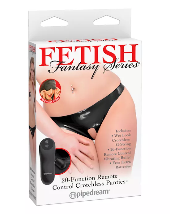 Fetish Fantasy 20 Function Remote Control Crotchless