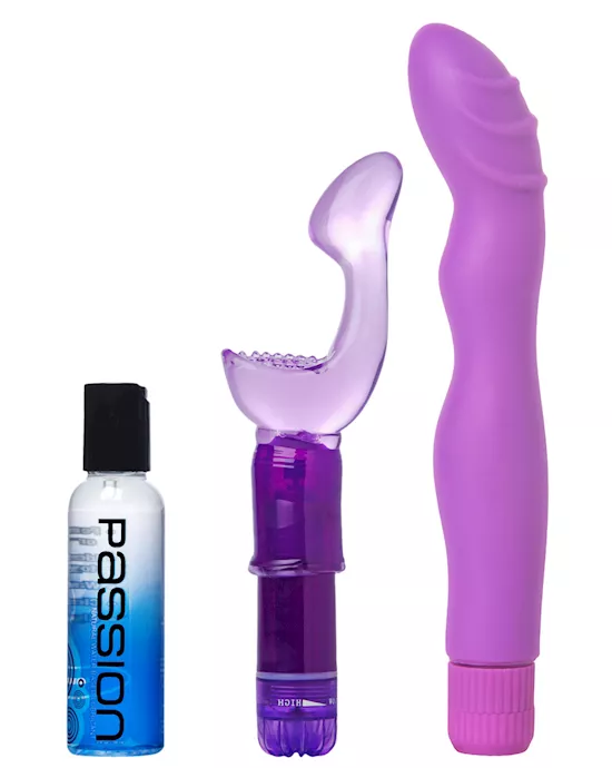 Find Her G-Spot 3 Piece Vibrator Kit