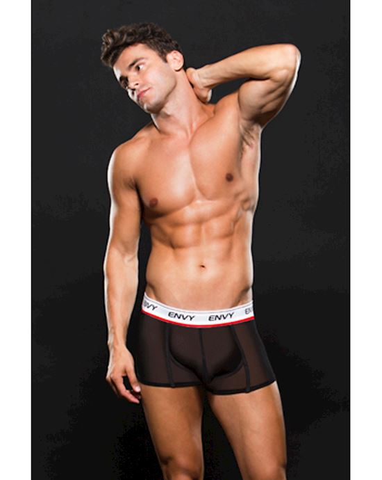 Envy Logo Elastic Lowrise Mesh Trunk M L