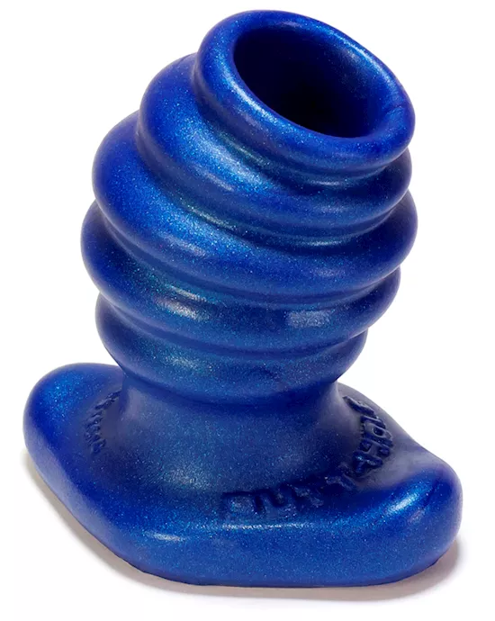 Butt-Hole Rippled Fuckplug #1 Small Blueballs