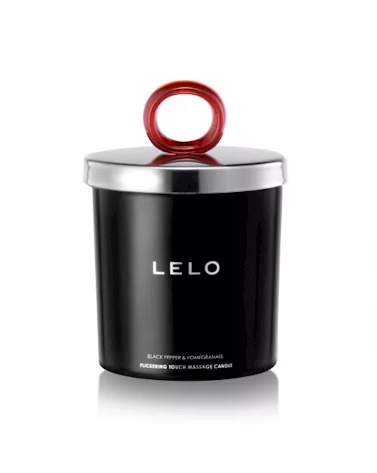 Lelo Black Pepper & Pomegranate Massage Candle