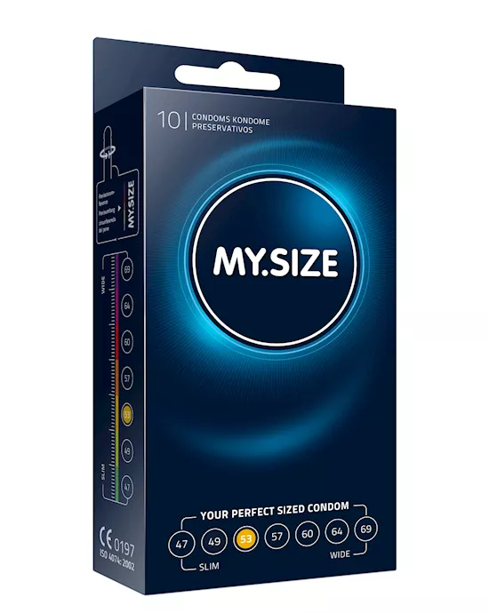 My Size Condoms 53mm 10pk