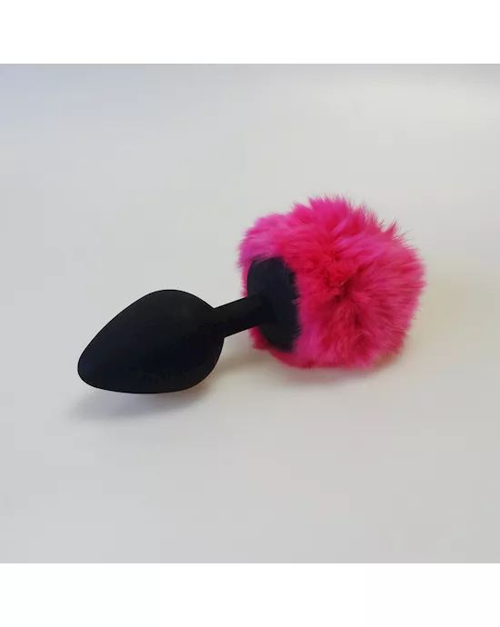 Fluffy Bunny Silicone Butt Plug