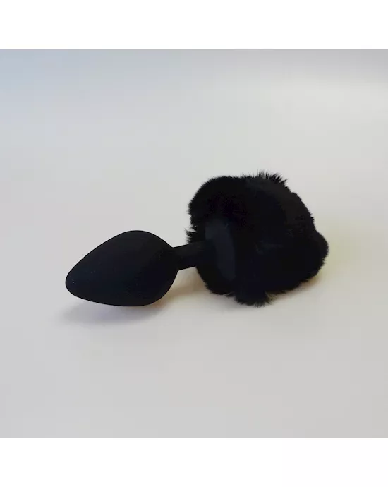 Fluffy Bunny Silicone Butt Plug