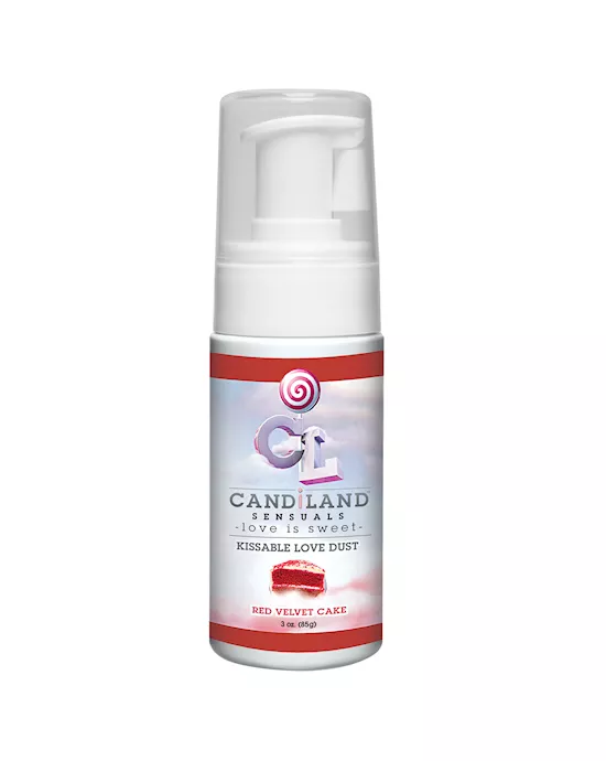 CANDiLAND SENSUALS Kissable Love Dust Red Velvet Cake 3 oz Spray Bottle