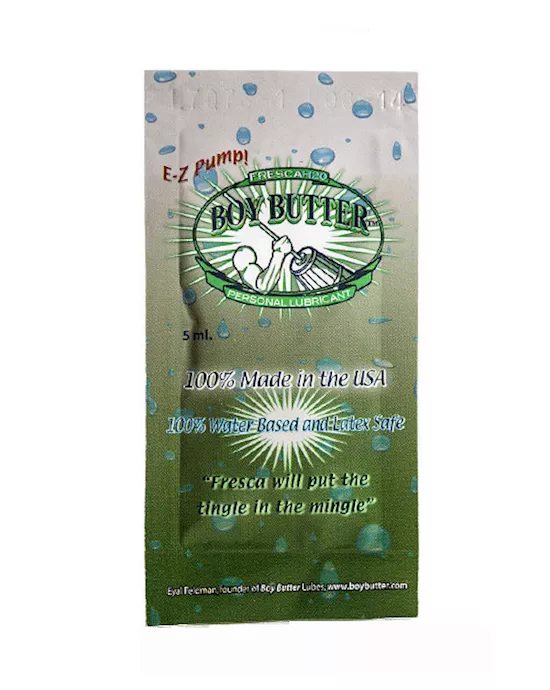 Boy Butter Fresca H2O 5ml Sample