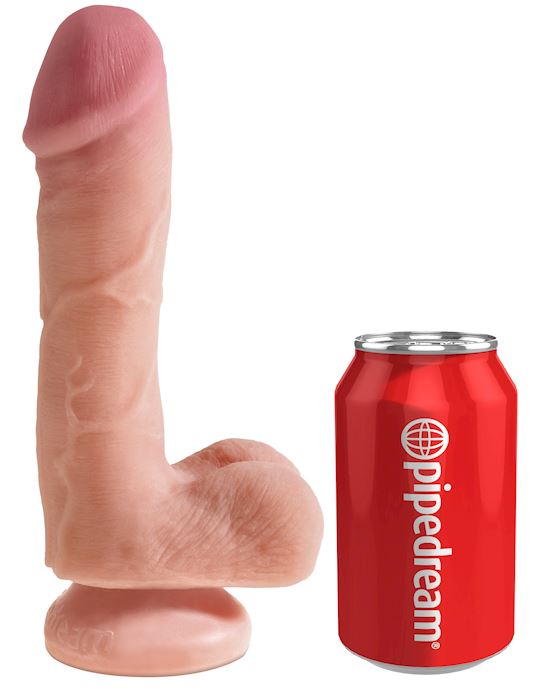 King Cock Plus 7.5inch Dual Density Cock W Balls