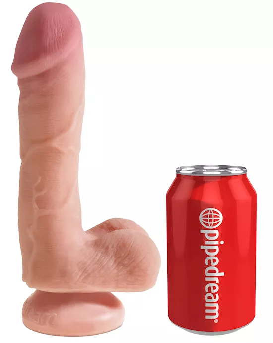 King Cock Plus 7.5inch Dual Density Cock w Balls