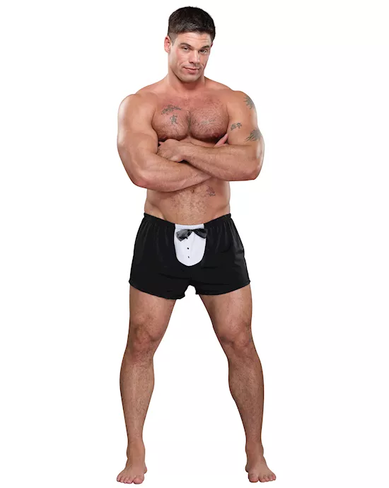 TUXEDO BOXER BLACK