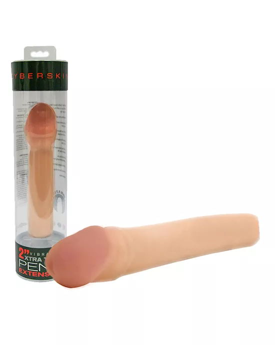 CyberSkin 2 Xtra Thick Vibrating Transformer Penis Extension