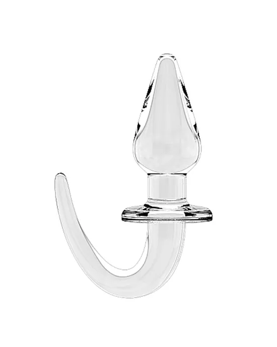 No8 Butt Plug 4 Inch Transparent