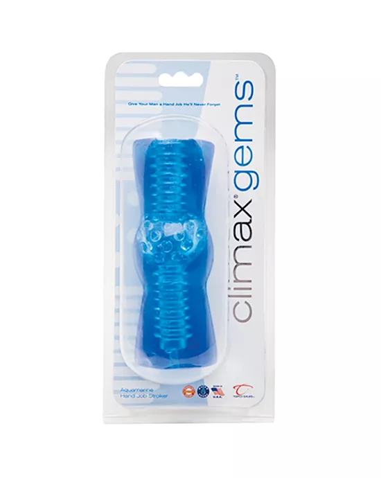 Climax Gems Aquamarine Hand Job Stroker