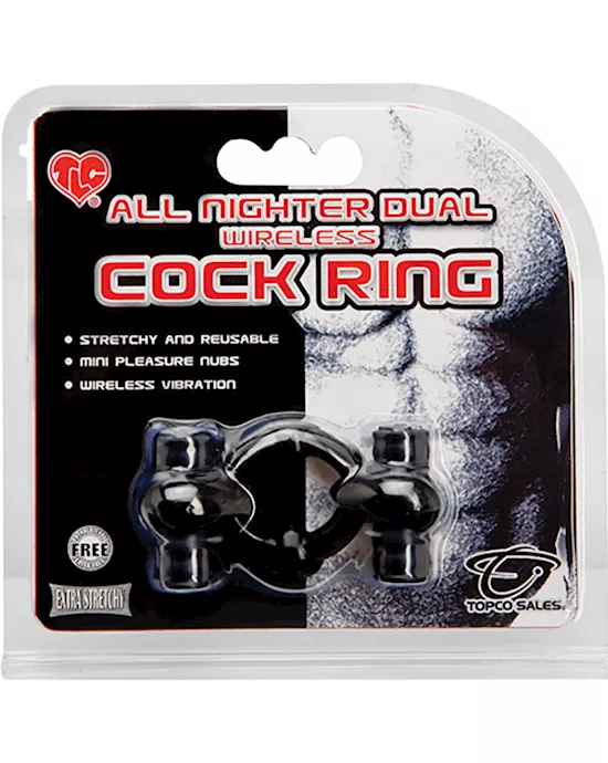 TLC All Nighter Dual Wireless Cock Ring