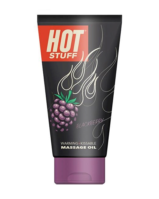 Hot Stuff Warming Oil Blackberry 6 Fl Oz 177 Ml Tube