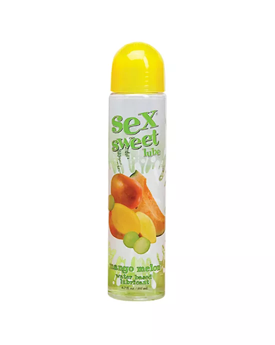Sex Sweet Lube Mango-Melon 67 oz 197 mL Bottle