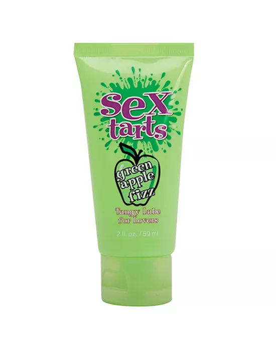 Sex Tarts Lube Green Apple Fizz 2 fl oz 59 ml Tube