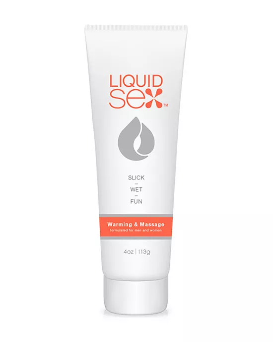 Liquid Sex Warming & Massage 4 fl oz 118 mL Tube