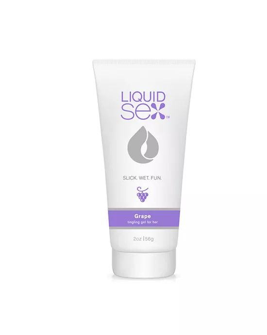 Liquid Sex Tingling Gel for Her Grape 2 oz 56 g Tube