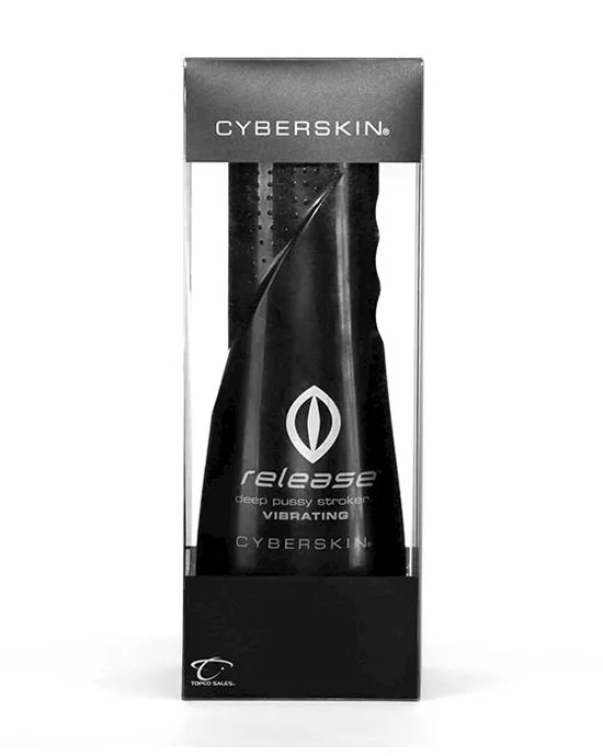 CyberSkin Release Deep Pussy Stroker Flesh Vibrating