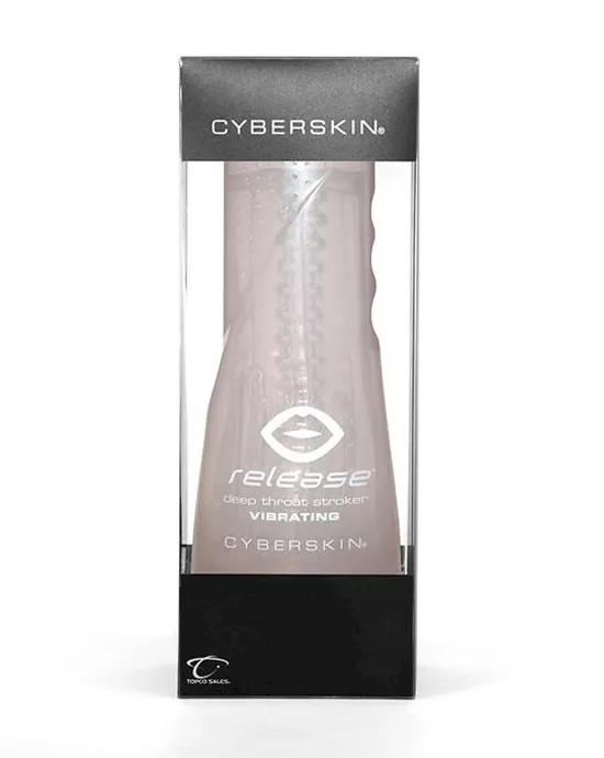 CyberSkin Release Deep Throat Stroker  Vibrating