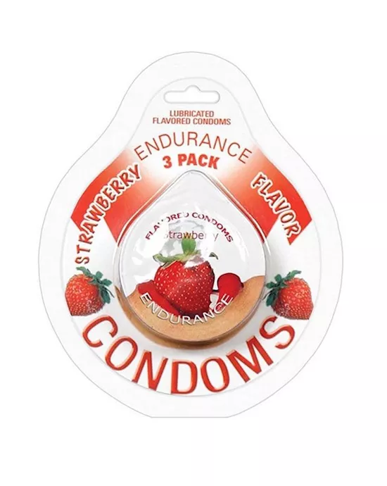 Endurance Condoms Strawberry
