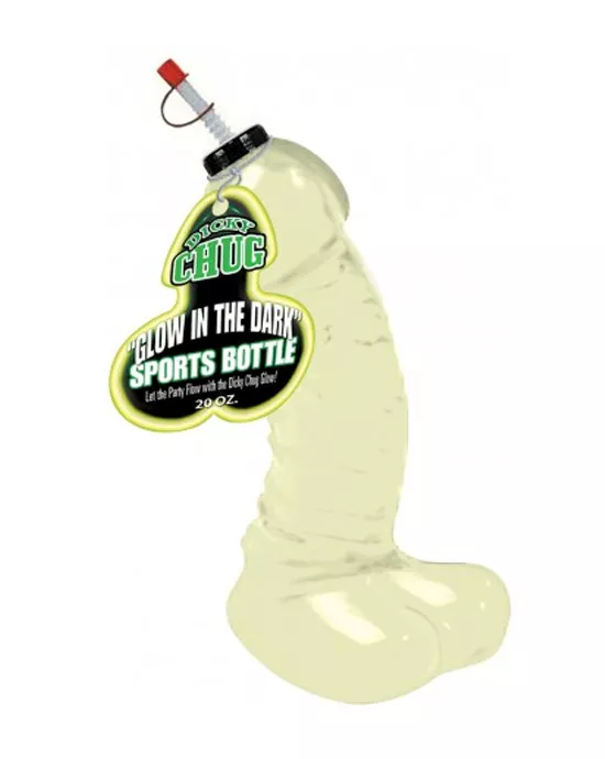 Dicky Chug Big Glow In The Dark Sports Bottle