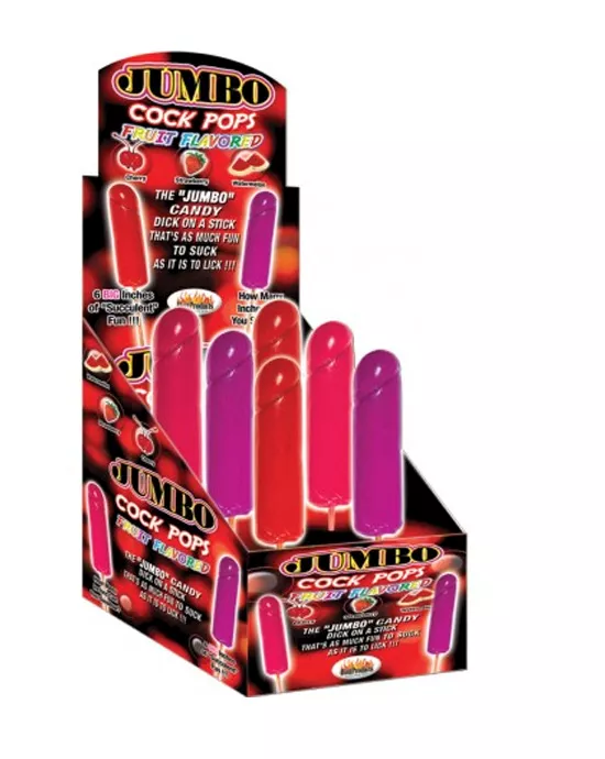 Jumbo Cock Pops Fruit 6 pieces