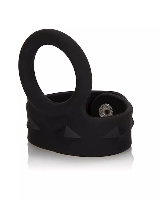 Silicone Tri-snap Scrotum Support Ring Large