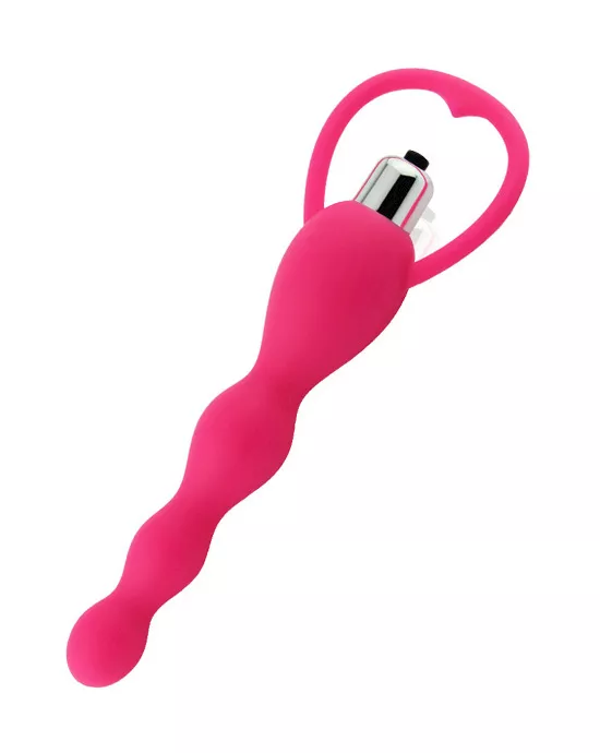 Rippled Vibrating Butt Plug