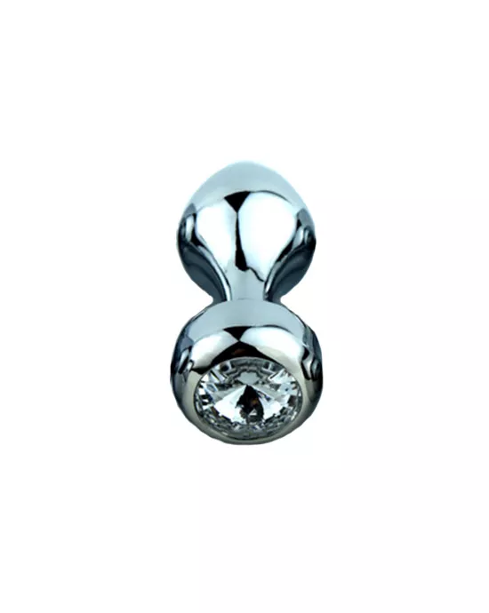 Metal Butt Plug With Jewel